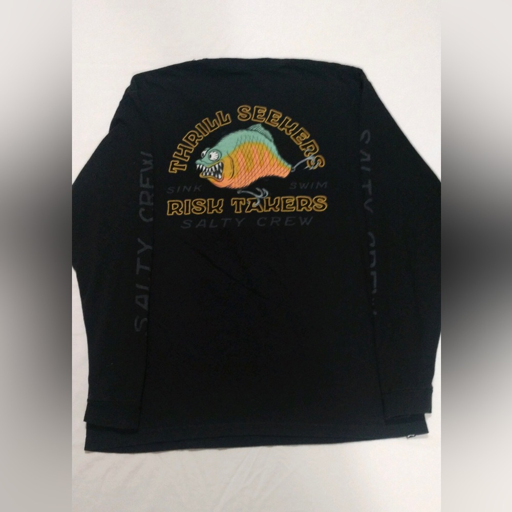 Salty Crew Black Long Sleeve shirt.